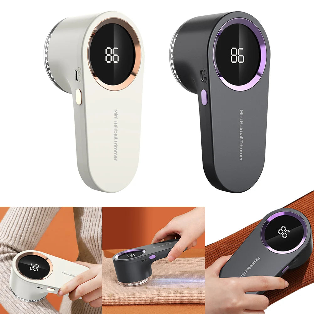 Premium Electric Fabric Shaver with Digital Display