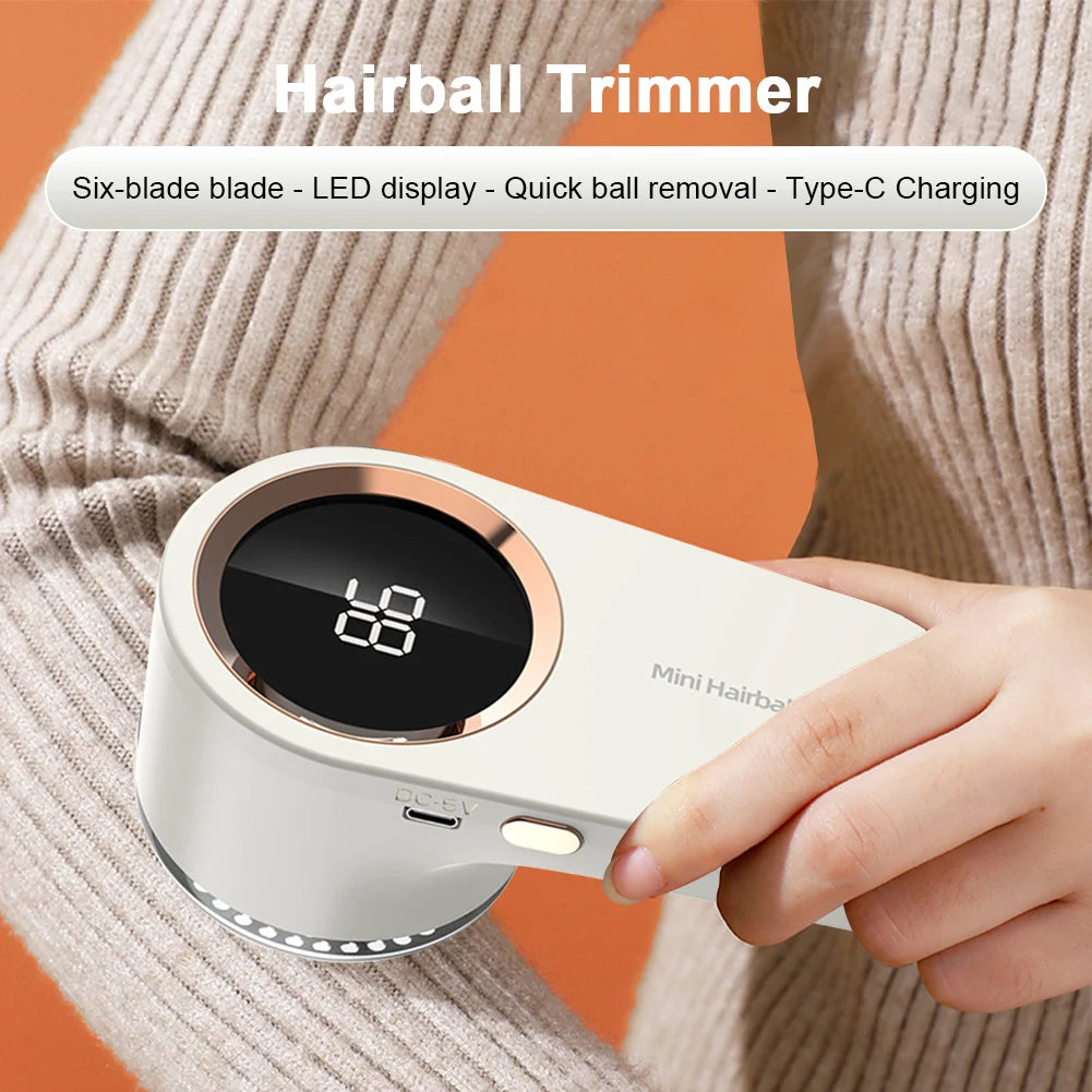 Premium Electric Fabric Shaver with Digital Display