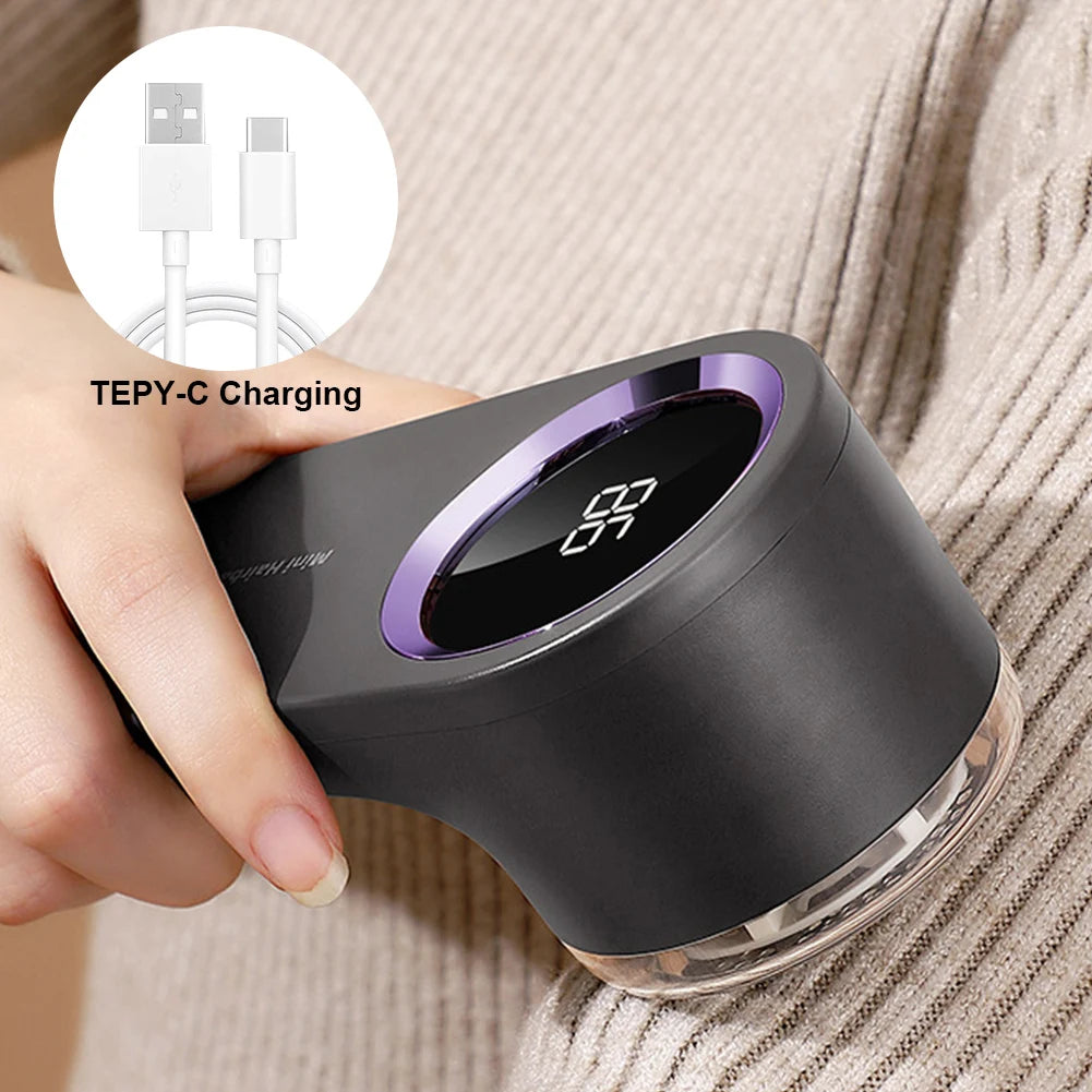 Premium Electric Fabric Shaver with Digital Display